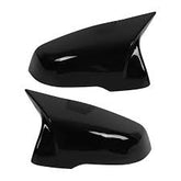 Side Mirror upper cover (Side Mirror cover) Carbon Fiber Horn Model Left 51167386567 &  Right 51167386568 Compatible With BMW X1 F48 2016-2022 TAG-SMC-68